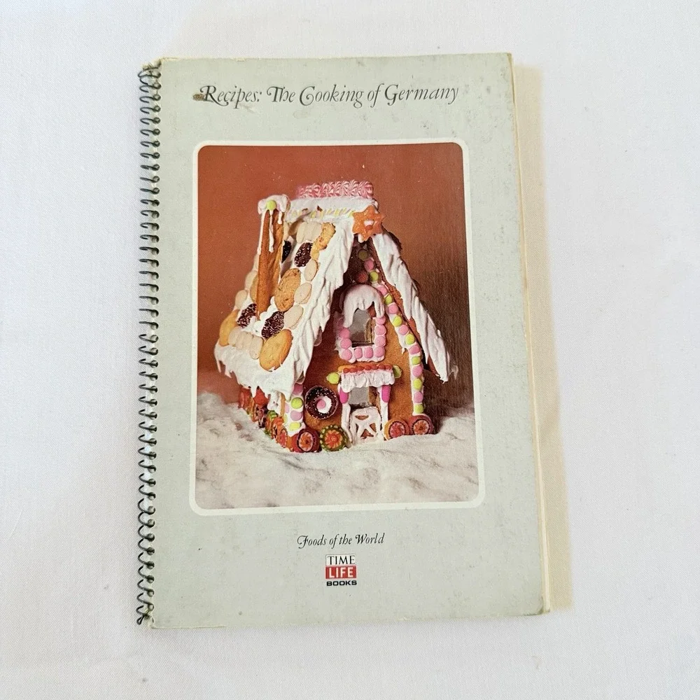 Time Life Foods Of The World Recipes The Cooking of Germany 1969 Spiral Bound